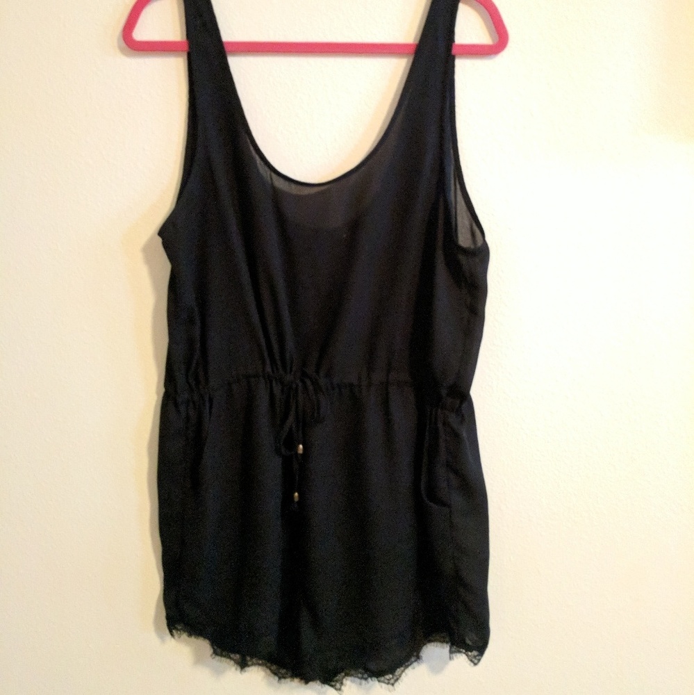 💲Drawstring Romper/Beach Cover-up